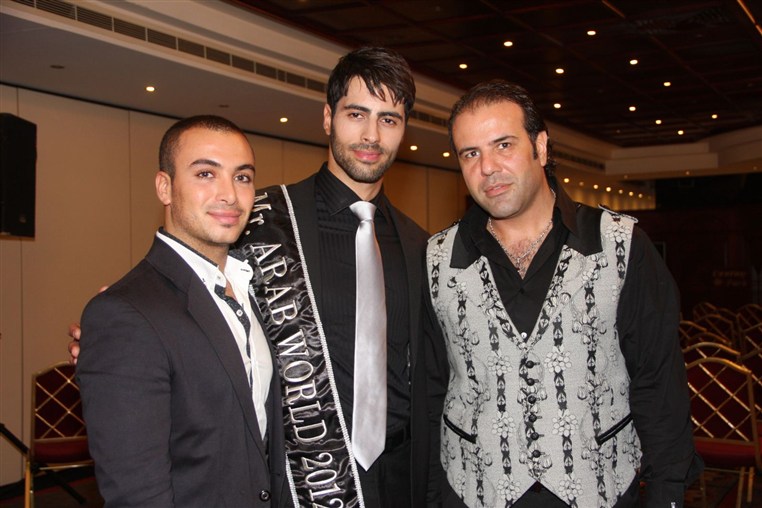 Press conference of Mr Arab world 2012